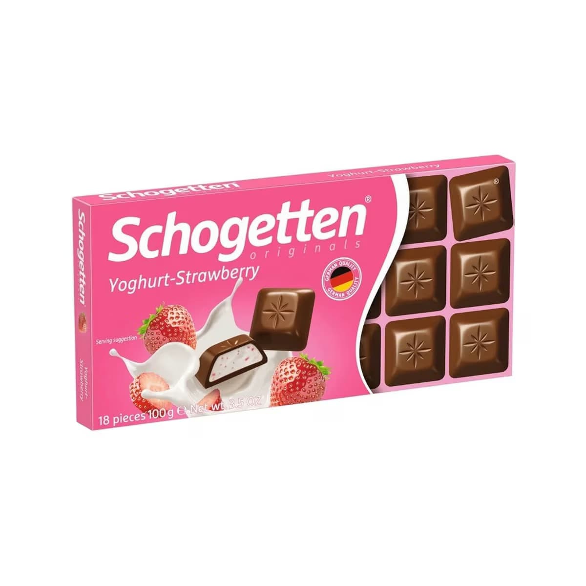 Schogetten Çikolata Çilek & Yoğurt Dolgulu 100 gr
