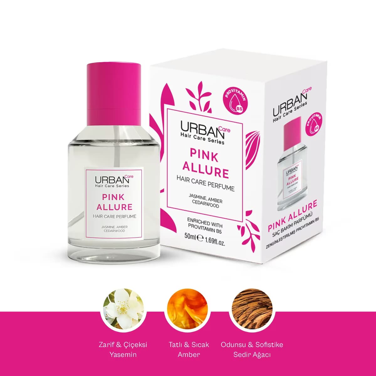 Urban Care Pink Allure Saç Parfümü 50 ml 4