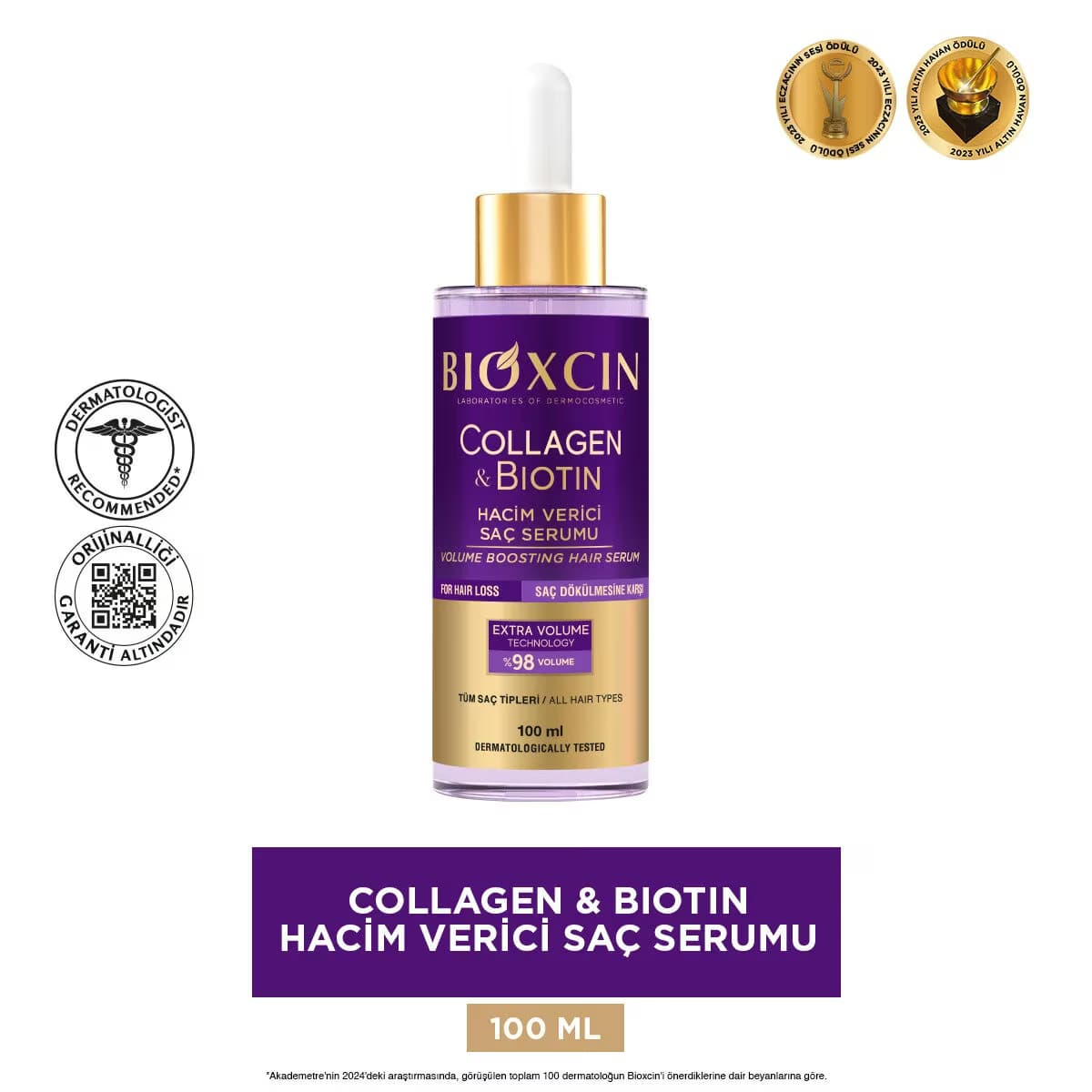Bioxcin Collagen&Biotin Saç Serumu 100 ml 3