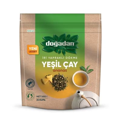 Dogadan Dökme Yeşil Çay Açai Ananas 50 gr