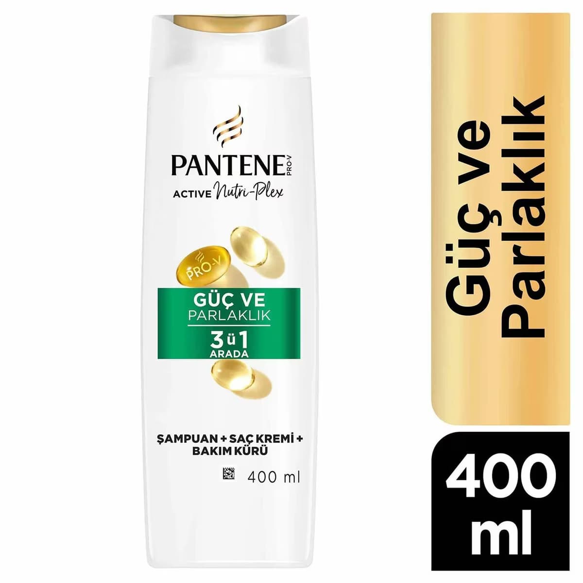 Pantene Şampuan 3 in 1 Güç Ve Parlaklık 400 ml 2