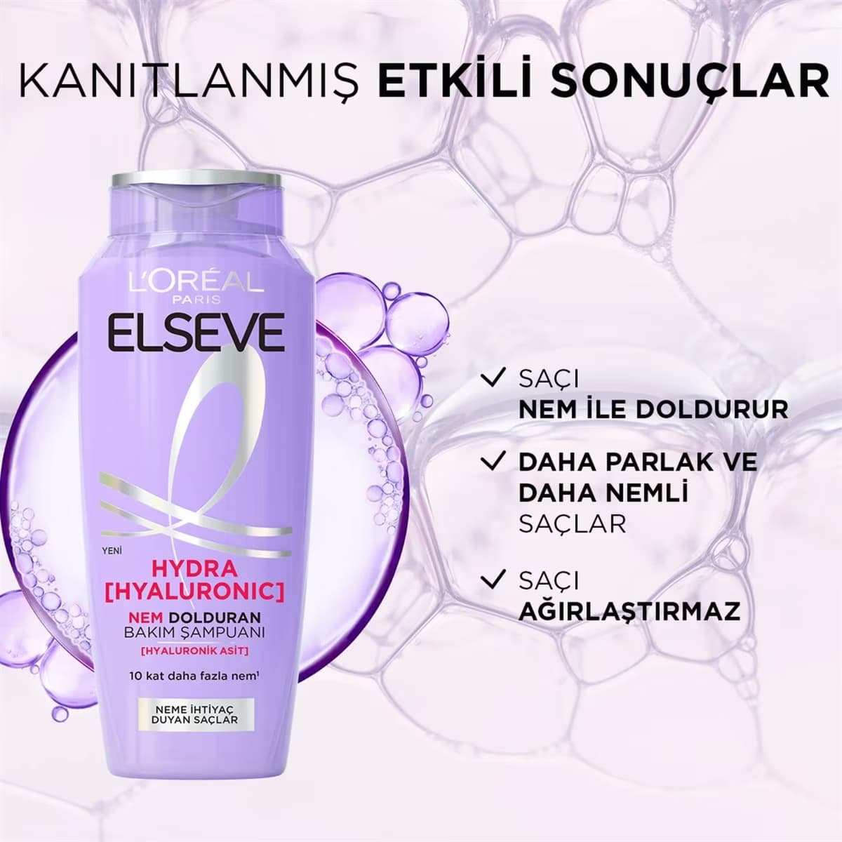 Elseve Şampuan Hydra Nem Dolduran 300 ml 4