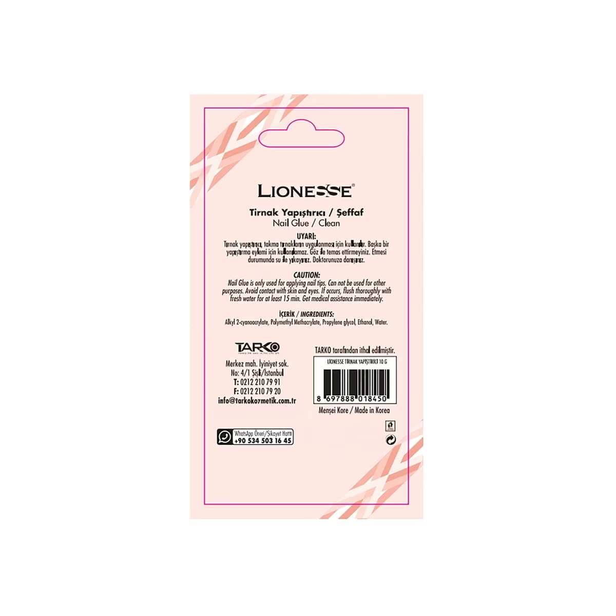 Lionesse Tırnak Yapıştırıcısı 10 gr - Gratis 2