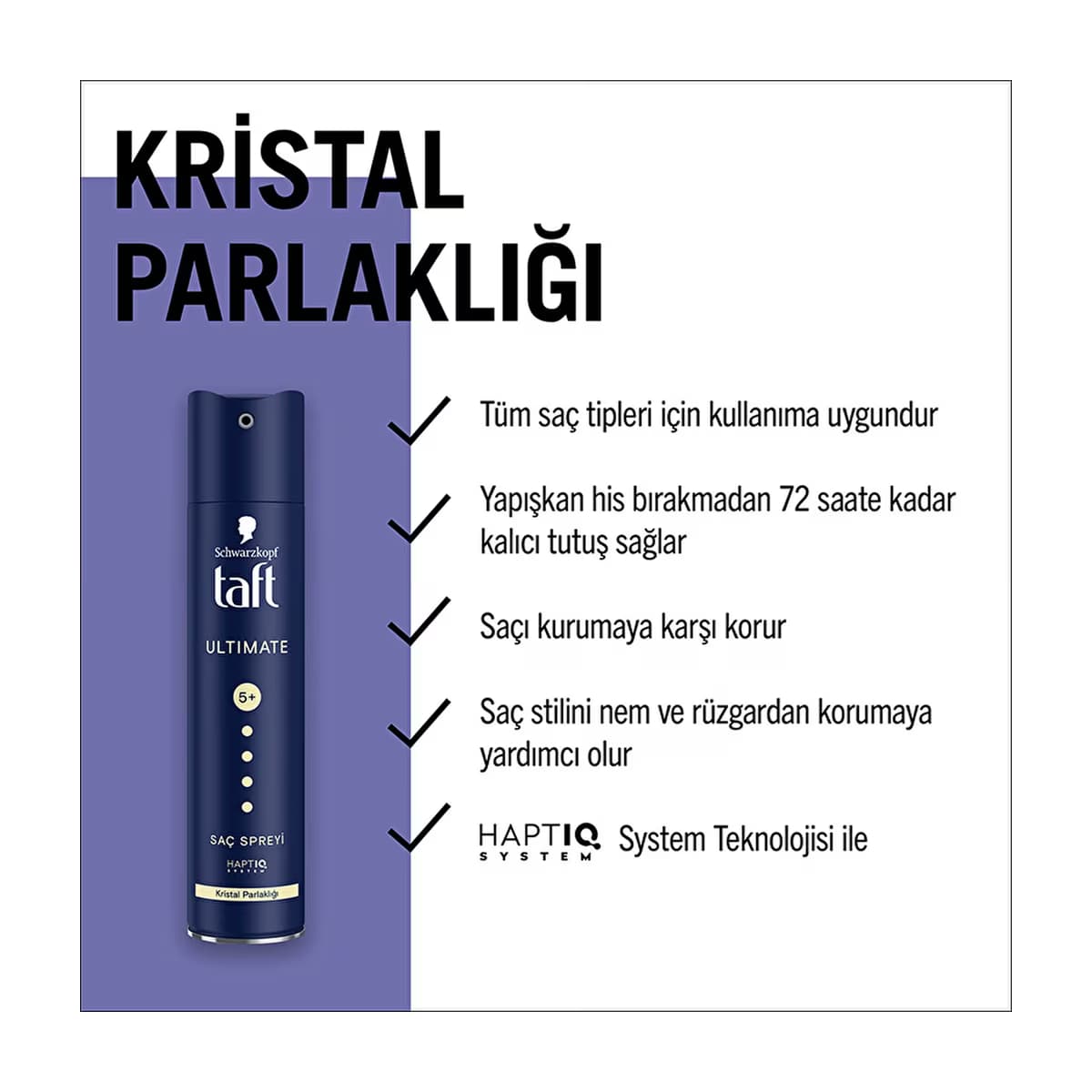 Taft Ultimate Saç Spreyi 250 ml - Gratis 5