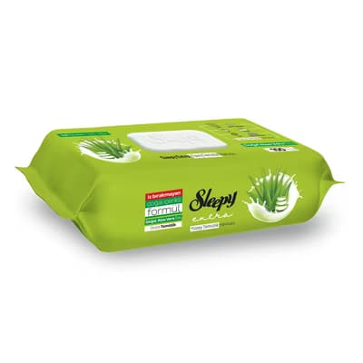 Sleepy Yüzey Temizlik Havlusu 100'lü Aloevera