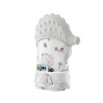 Babyjem Diş Kaşıyıcı Eldiven Kirpi Ekru