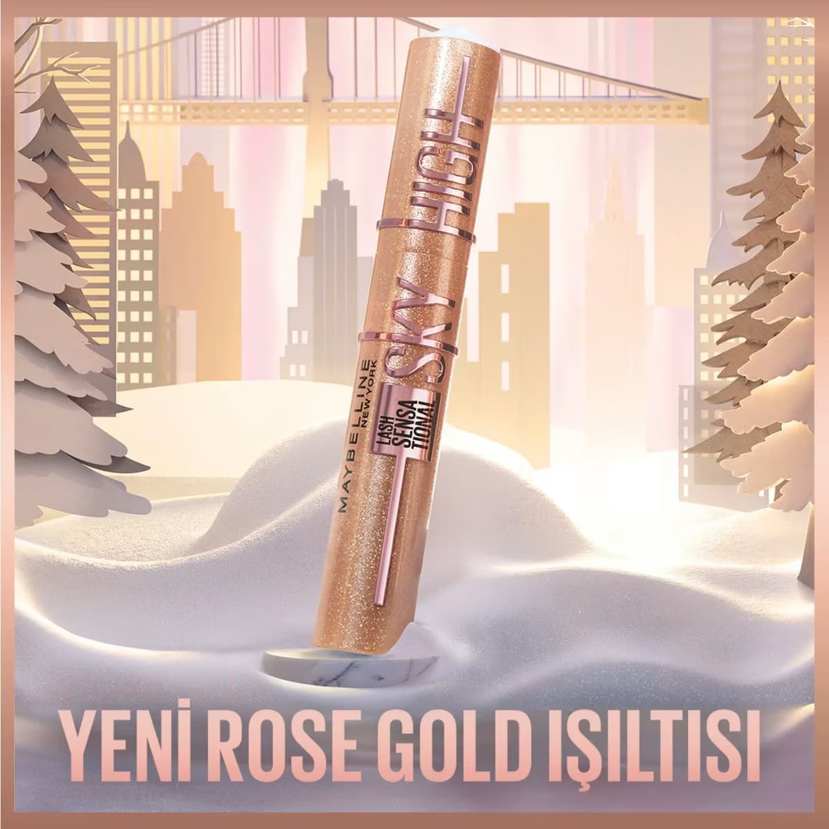 Maybelline Sky High Rosegold Glitz Maskara 5
