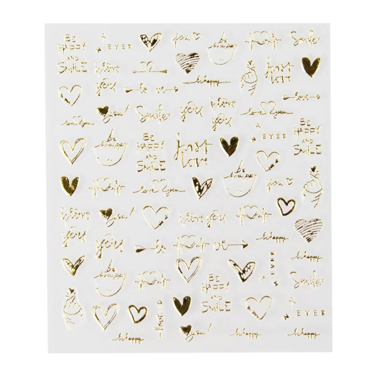 Nascita Tırnak Stickerı Love 2