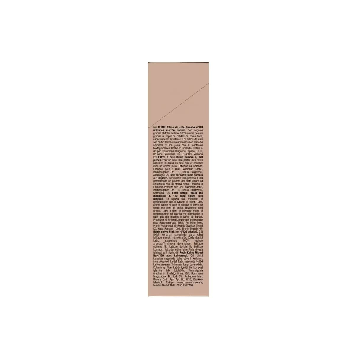Rubin Kahve Filtresi No.4 120 Adet 2