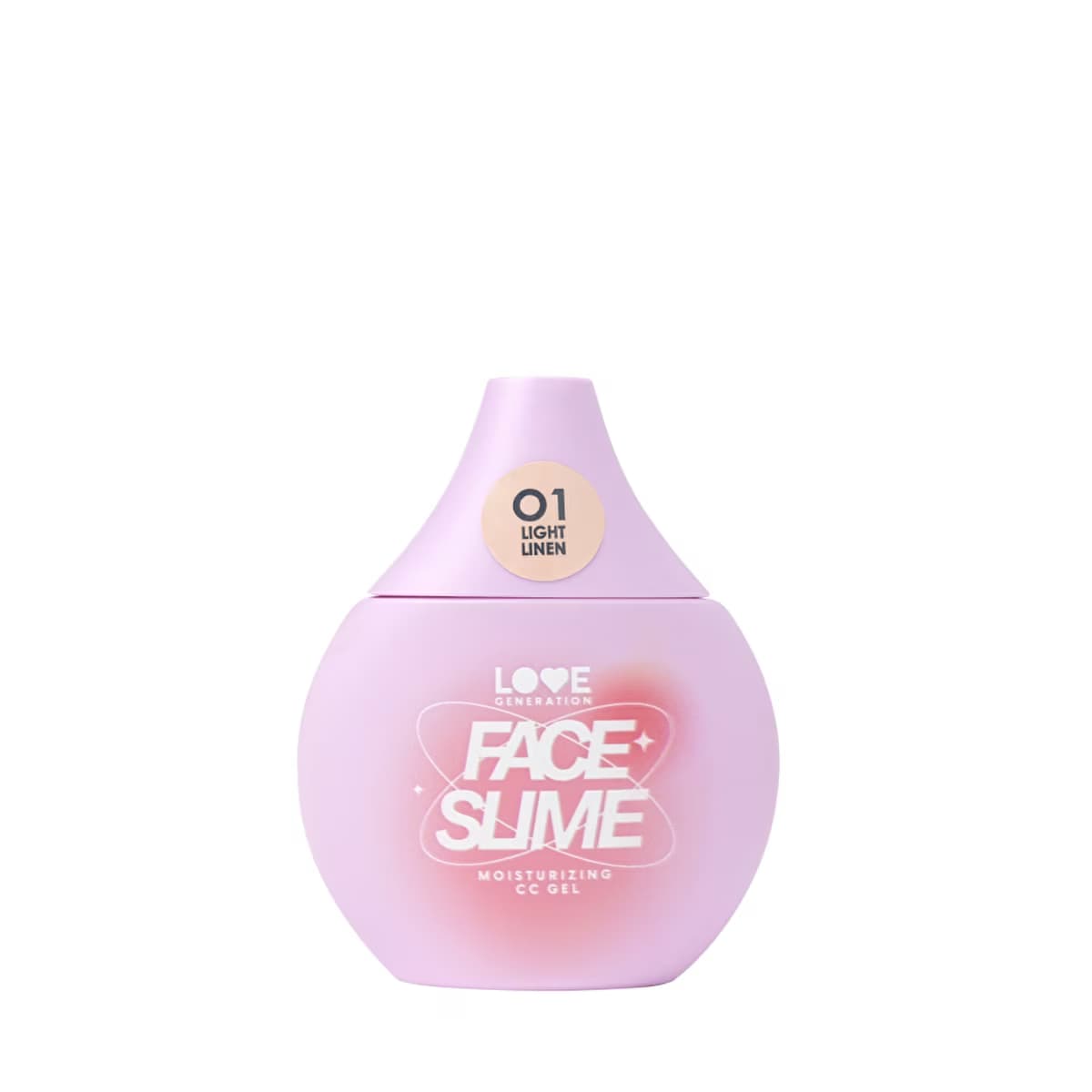 Love Generation Moisturizing CC Gel Face Slime 01 Light Linen - Hydrating CC Gel - Gratis