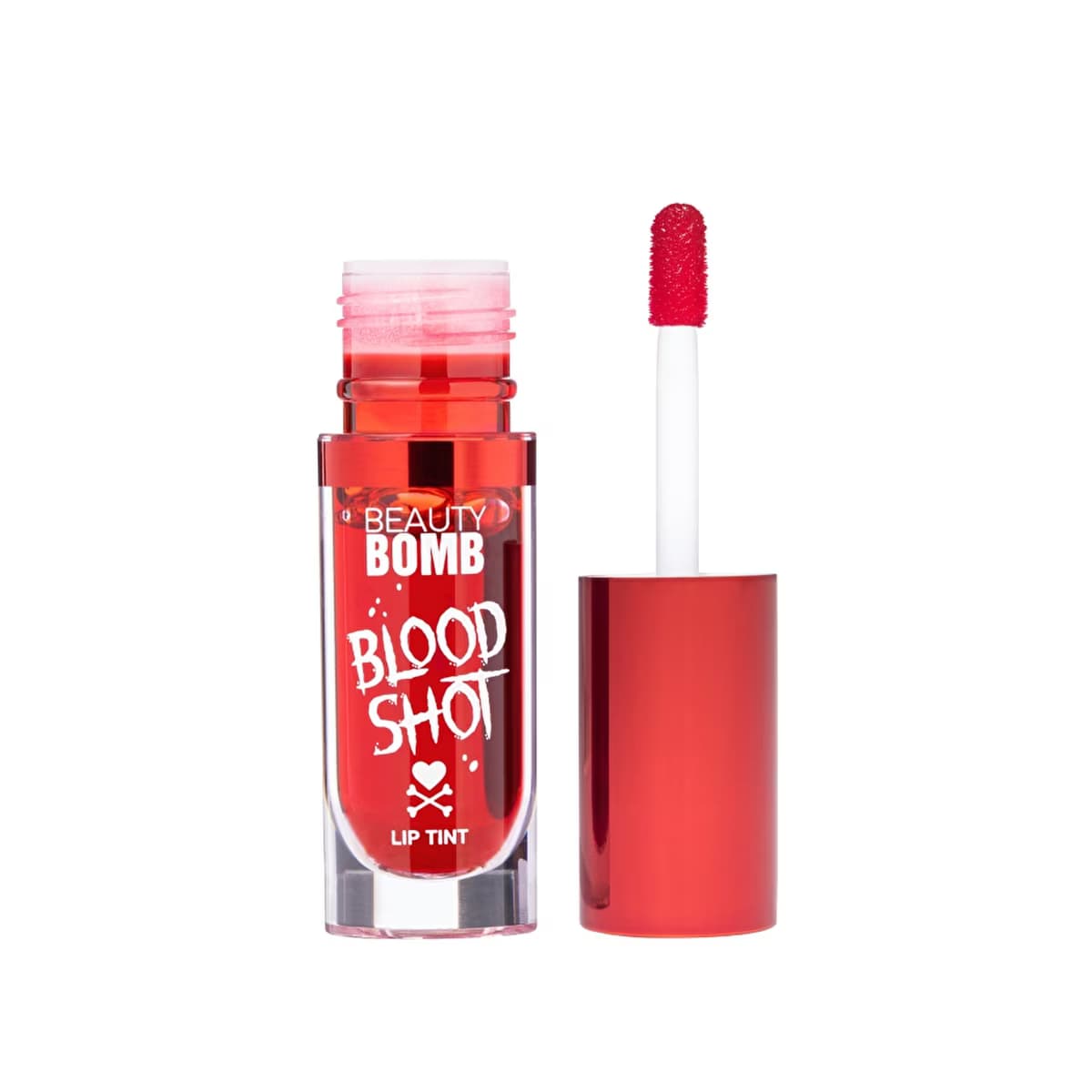 Beauty Bomb Lip Tint Blood Shot 02 Edward's Bite - Long-Lasting Lip Tint with Glossy Finish - Gratis