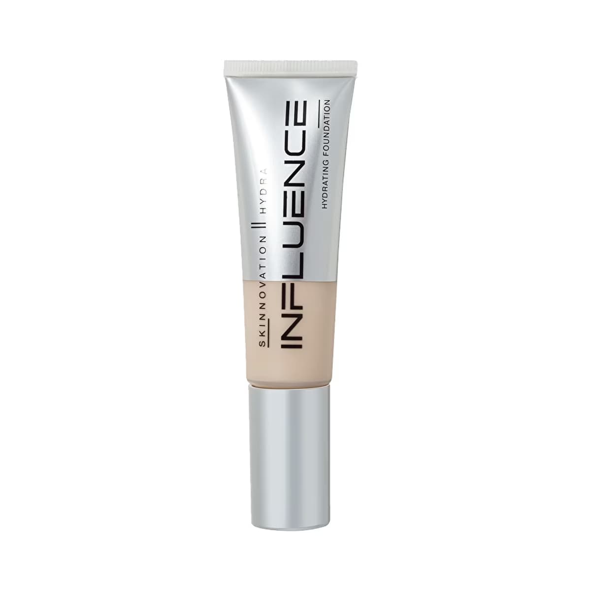 Influence Beauty Hydrating Fondöten Skinnovation Hydra 02 Natural Beige - Moisturizing Foundation for Radiant Skin - Gratis
