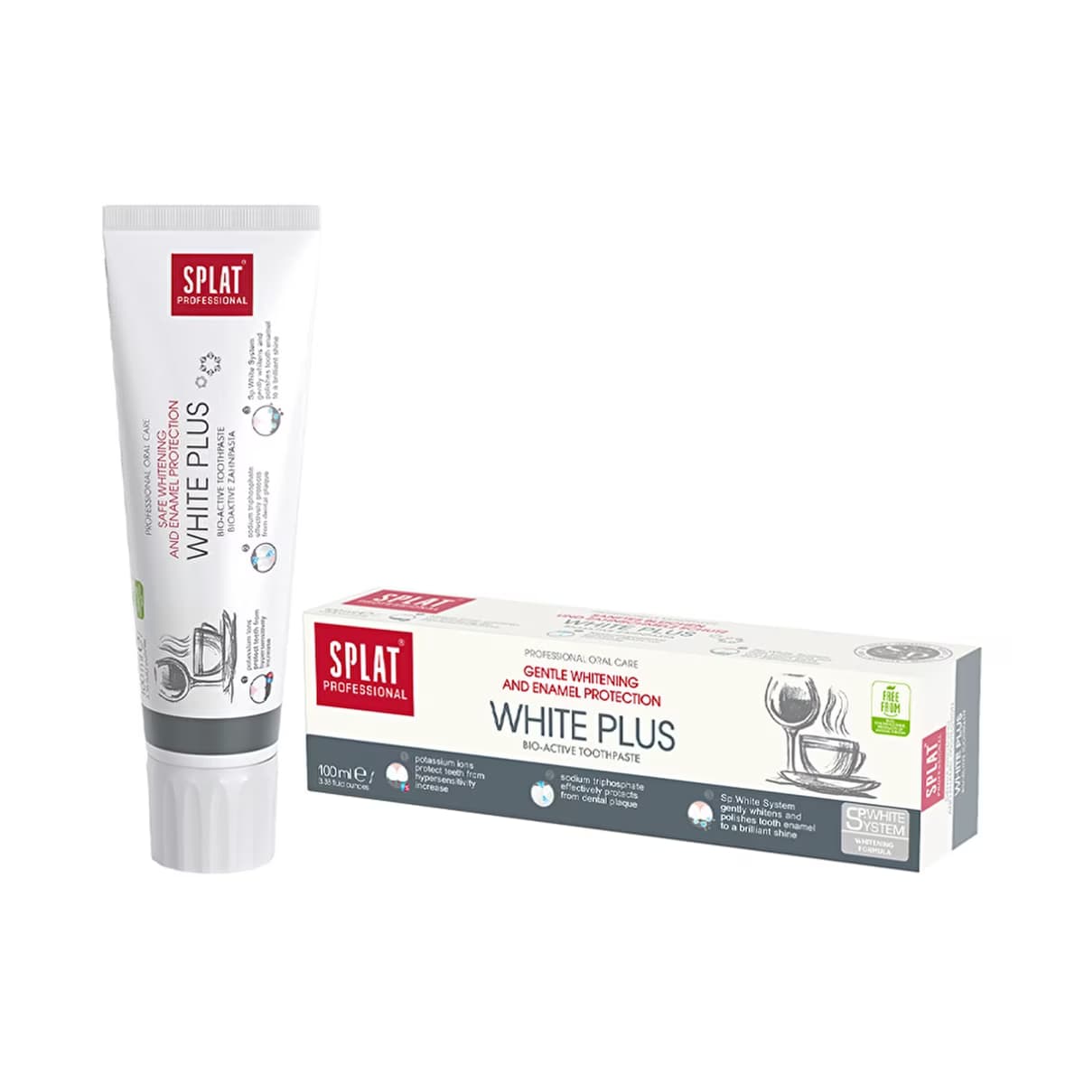 Splat Professional White Plus Diş Macunu 100 ml - Gratis