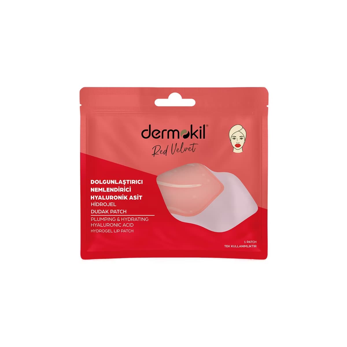 Dermokil Dolgunlaştırıcı Nemlendirici Hyalüronik Asit Dudak Maskesi 8 gr - Gratis