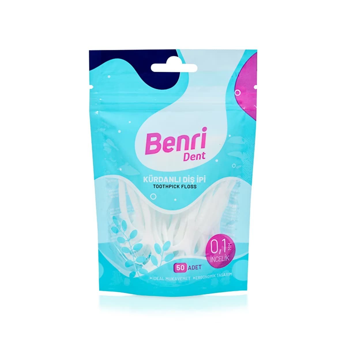Benri Dent Kürdanlı Diş İpi 50'li - Gratis