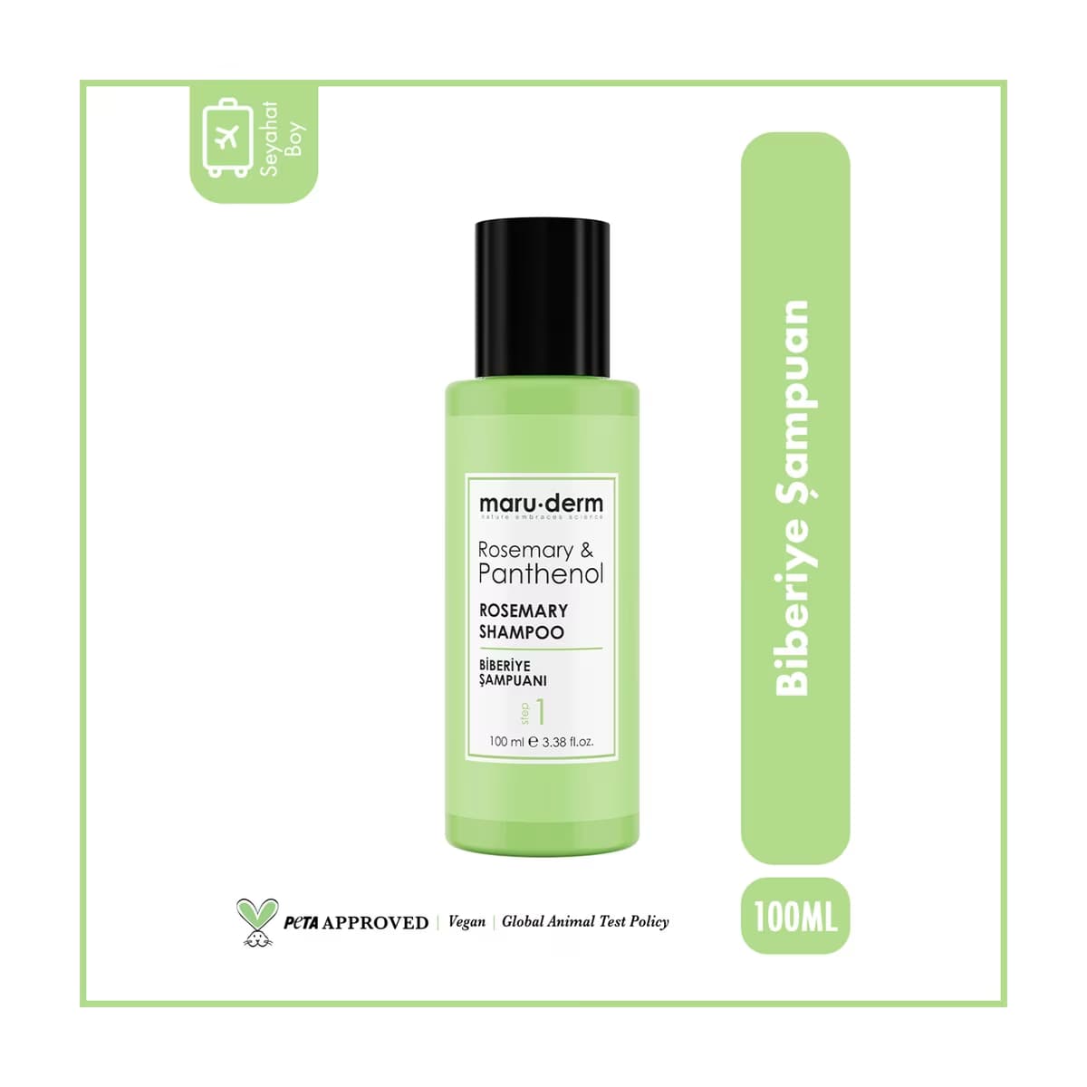 Maruderm Biberiye & Pantenol Biberiye Şampuanı 100 ml - Gratis