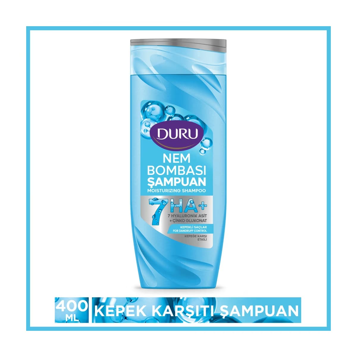 Duru Nem Bombası Kepeğe Karşı Şampuan 400 ml - Gratis