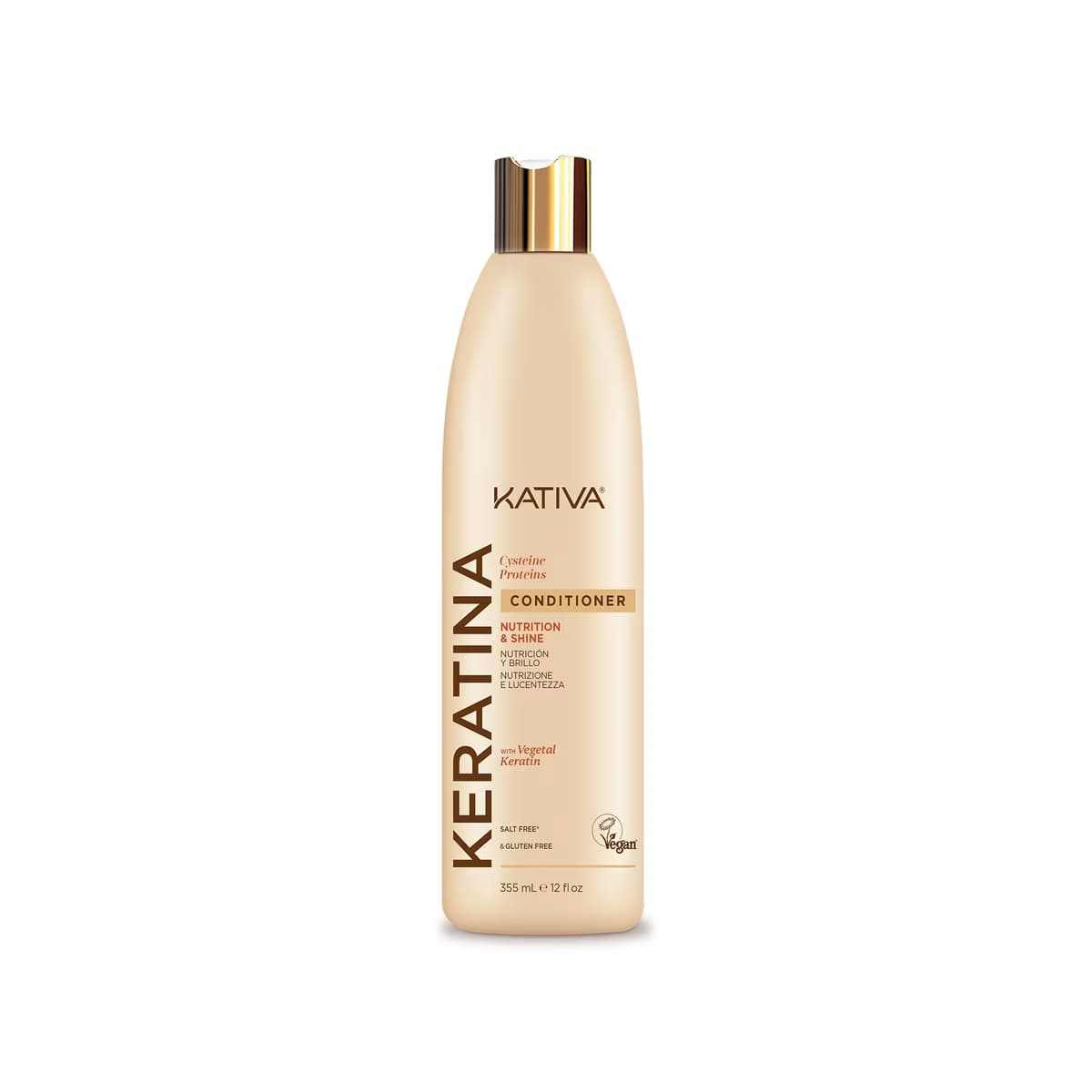 Kativa Keratinli Vegan Saç Bakım Kremi 355 ml - Gratis