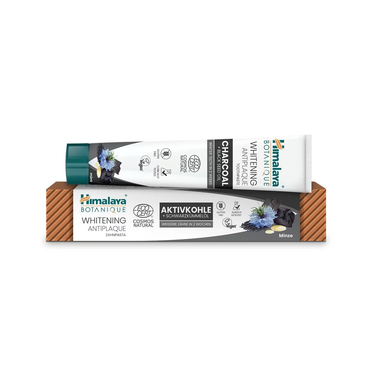 Himalaya Kömür & Çörek Otu Yağı Beyazlatıcı Plak Karşıtı Botanik Diş Macunu 75 ml - Gratis