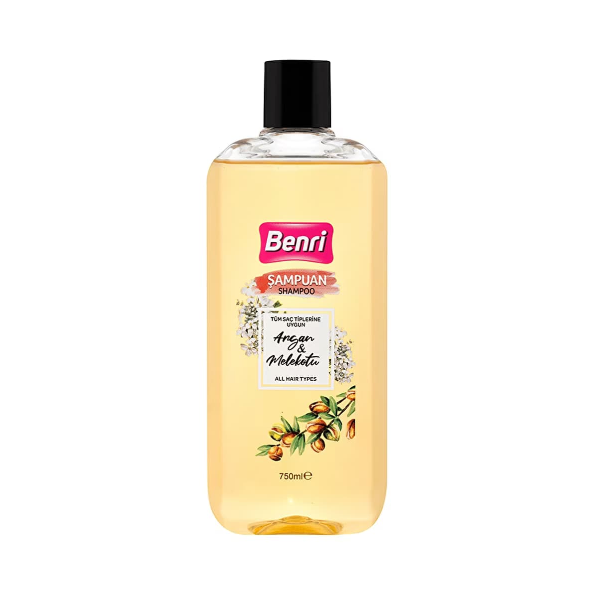 Benri Argan & Melek Otu Şampuan 750 ml - Gratis