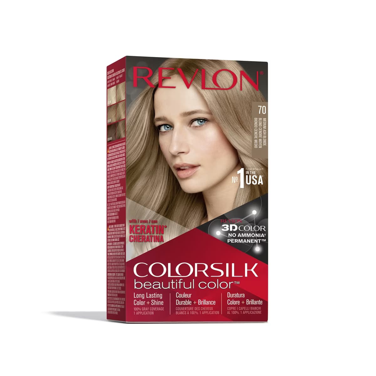 Revlon ColorSilk Beautiful Color Saç Boyası 70 Küllü Sarı - Gratis