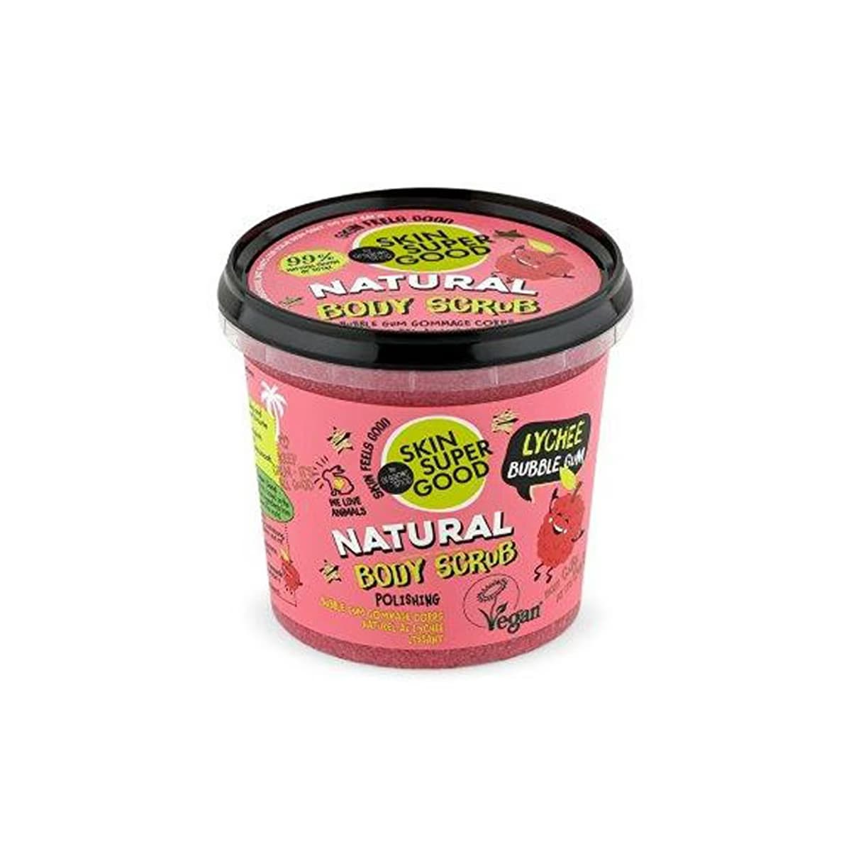 Organic Shop Lychee & Bubble Gum Vücut Scrubı 360 ml - Gratis