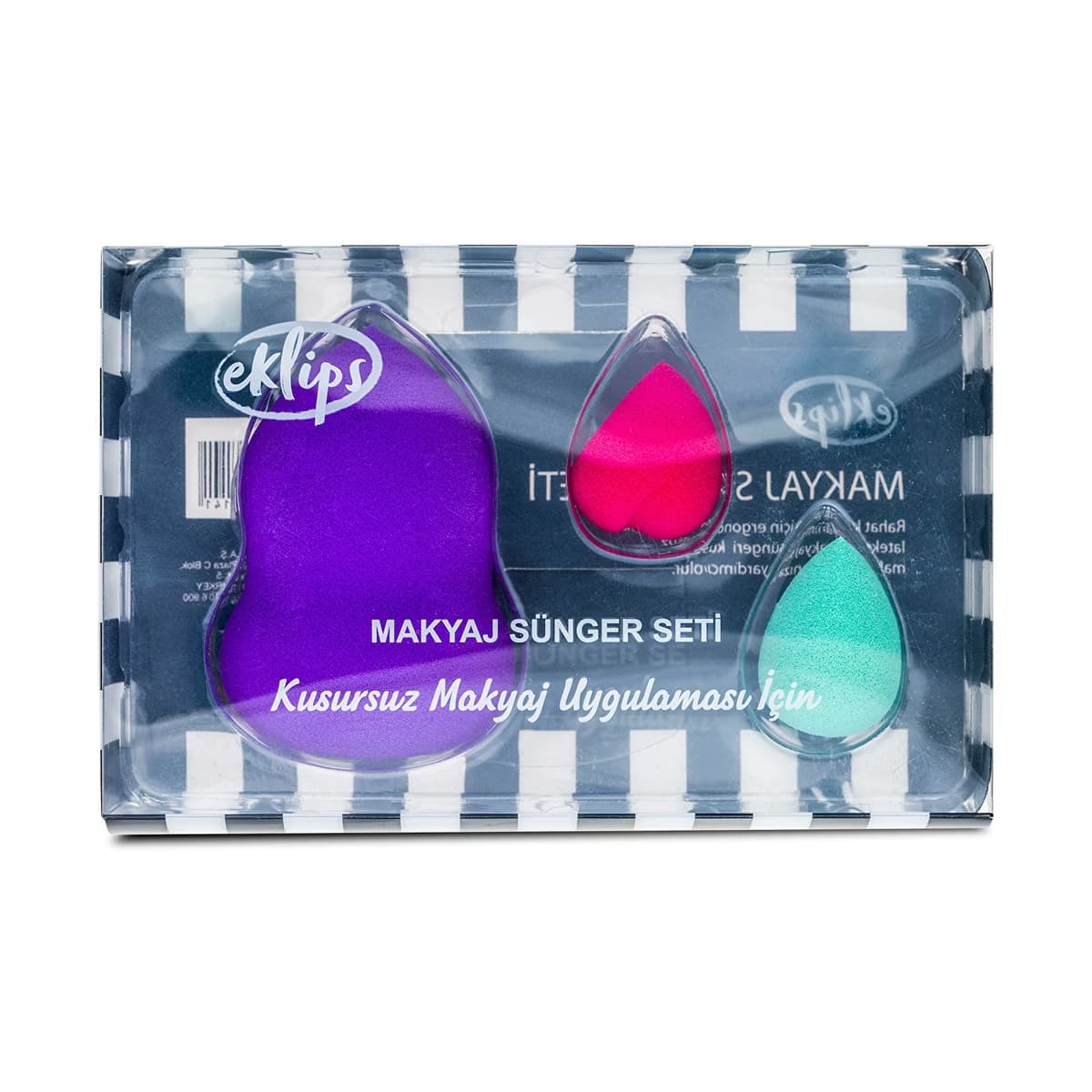 Eklips Profesyonel Makyaj Sünger Set x 3 - Gratis