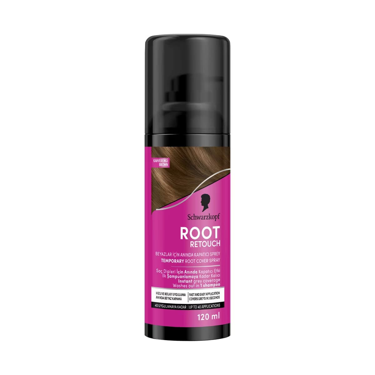 Root Retoucher Saç Boyası Kahve 120 ml - Gratis