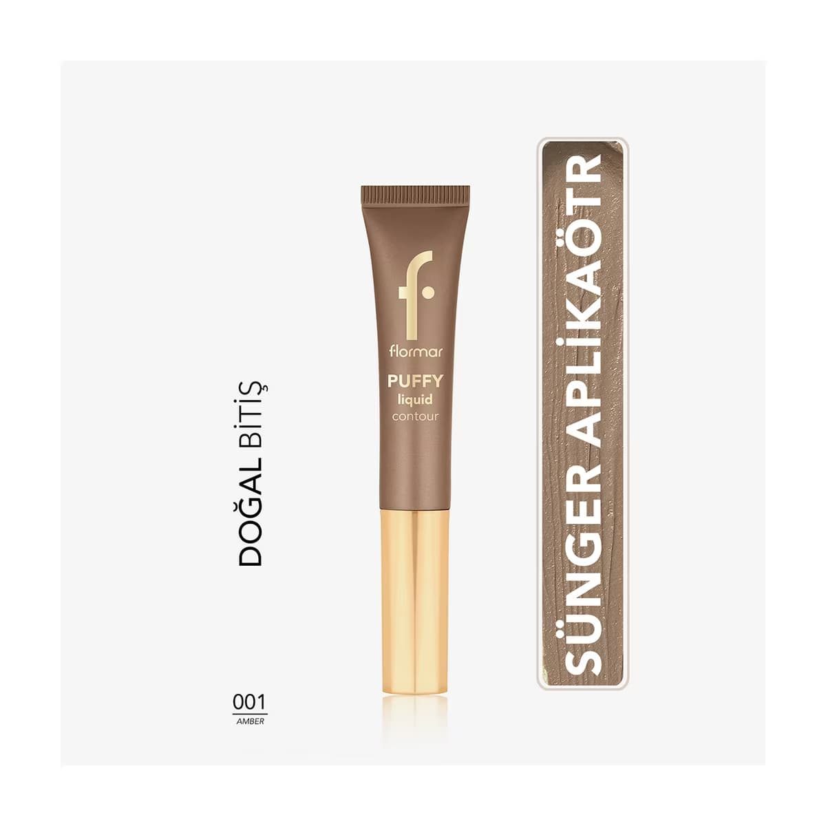 Flormar Puffy Liquid Likit Kontür 001 Amber - Gratis