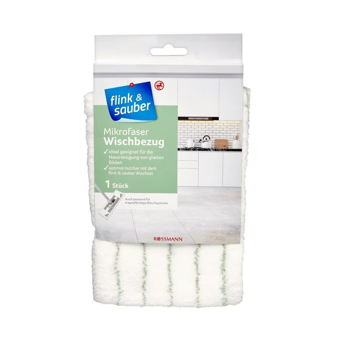Flink & Sauber Mikrofiber Mop Paspası Yedek 46x16 cm