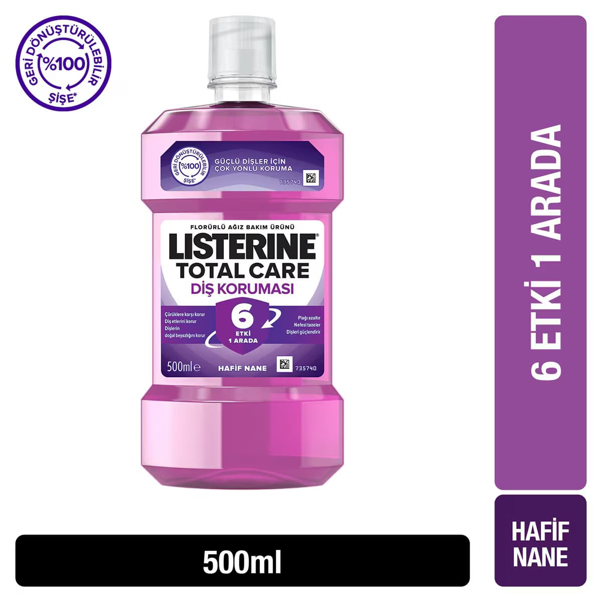 Listerine 6 Etki 1 Arada Ağız Suyu 500 ml