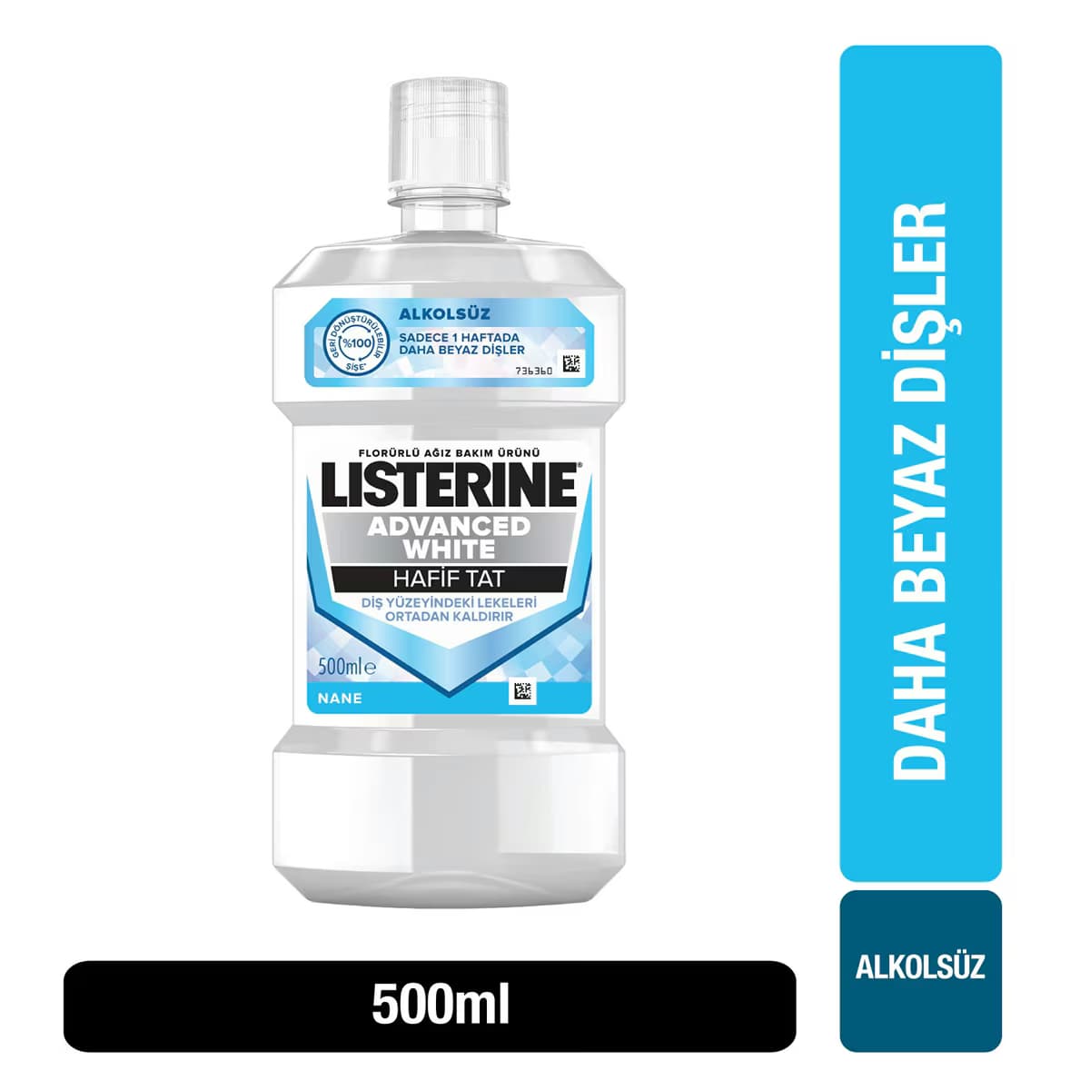 Listerine Advanced Whitening Ağız Suyu 500 ml