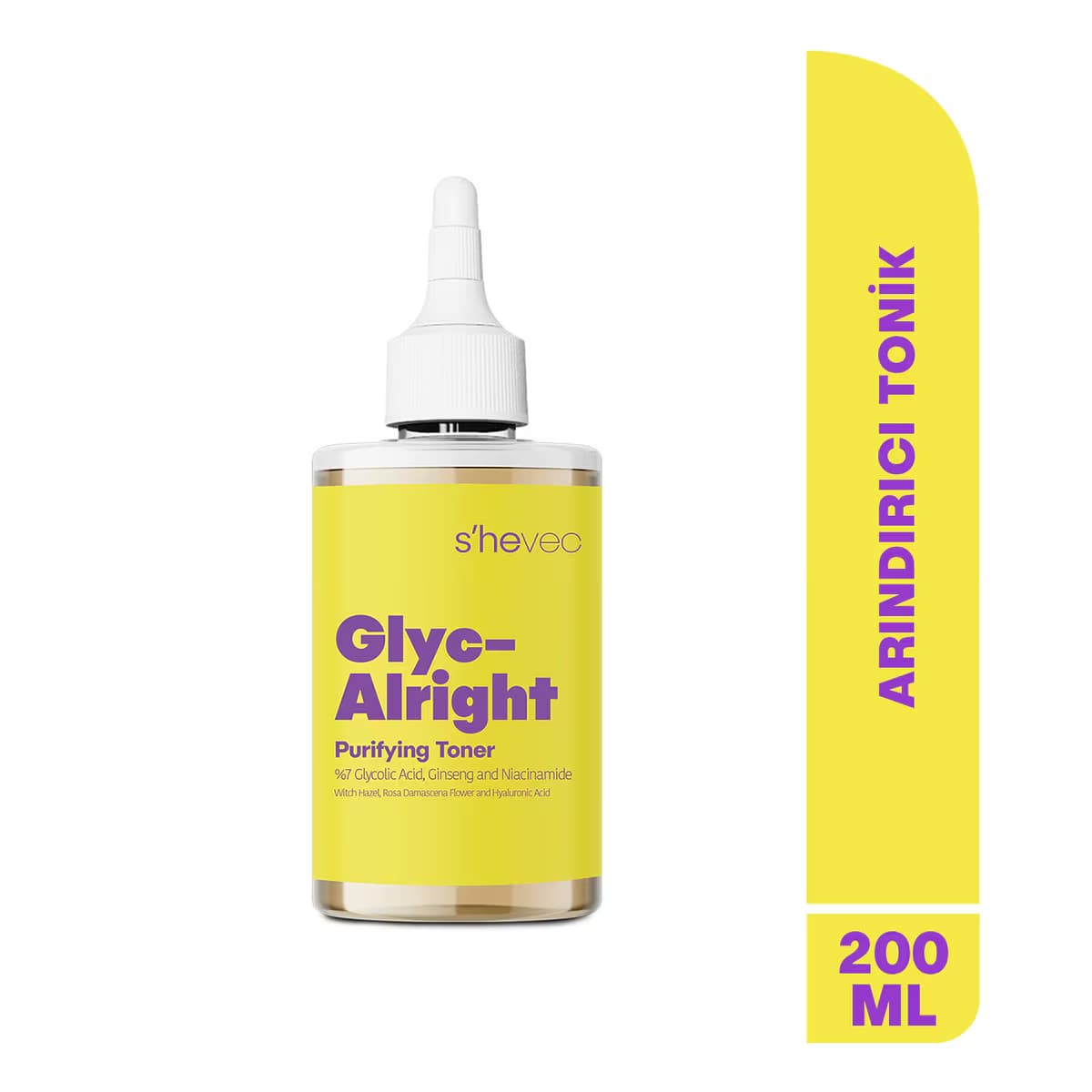 She Vec Glyc Alright Gözenek Sıkılaştırıcı Tonik 200 ml