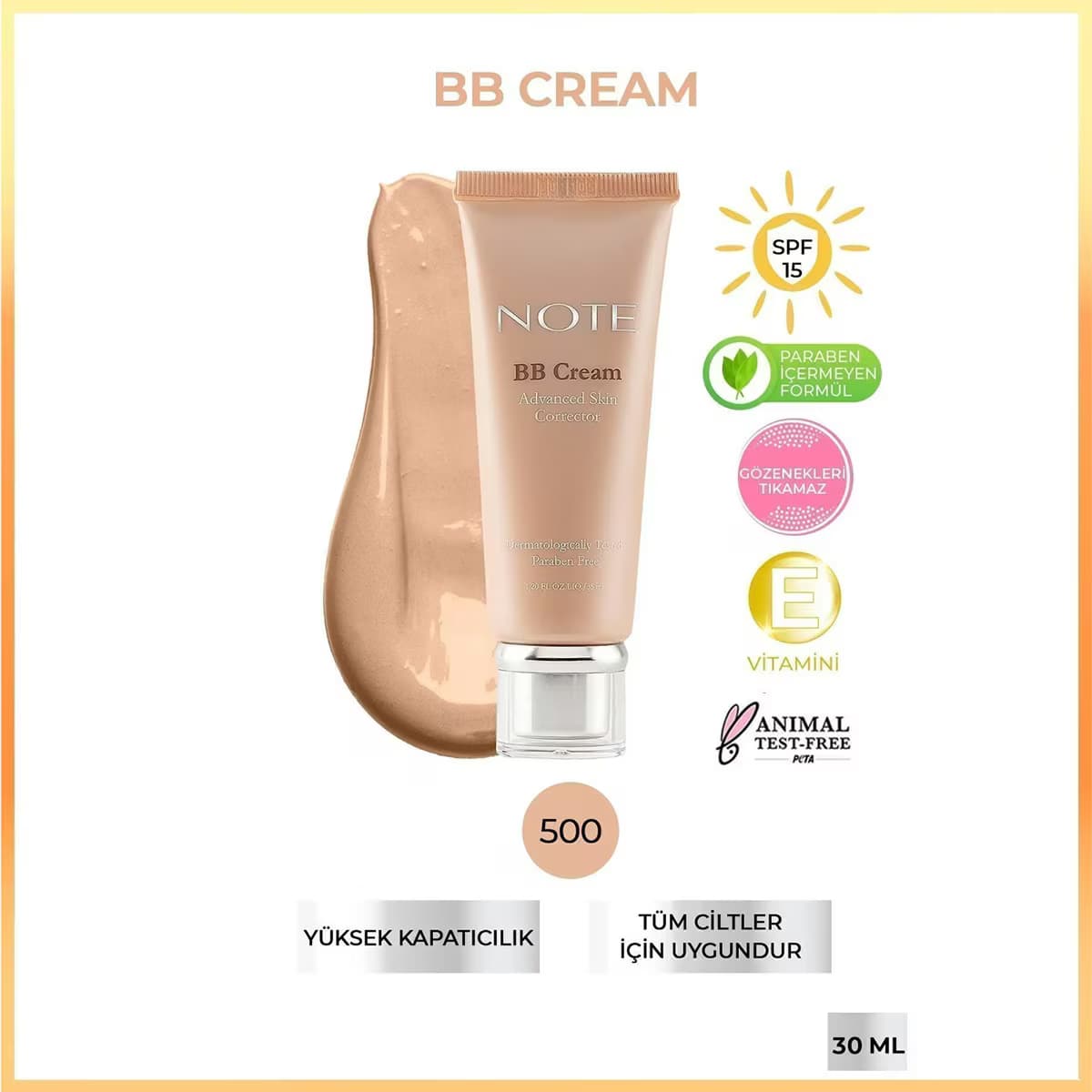 Note BB Krem No: 500