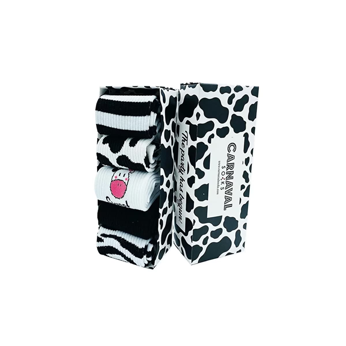 Carnaval Socks 5'li Milk Çemberler Çorap Kutusu - Gratis