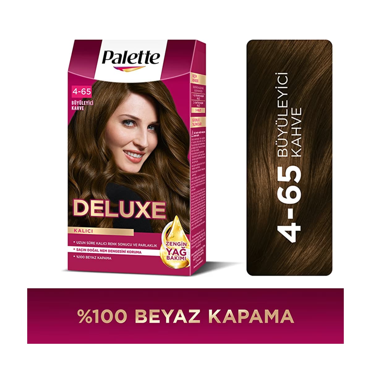 Palette Deluxe Saç Boyası 4-65 Büyüleyici Kahve - Gratis