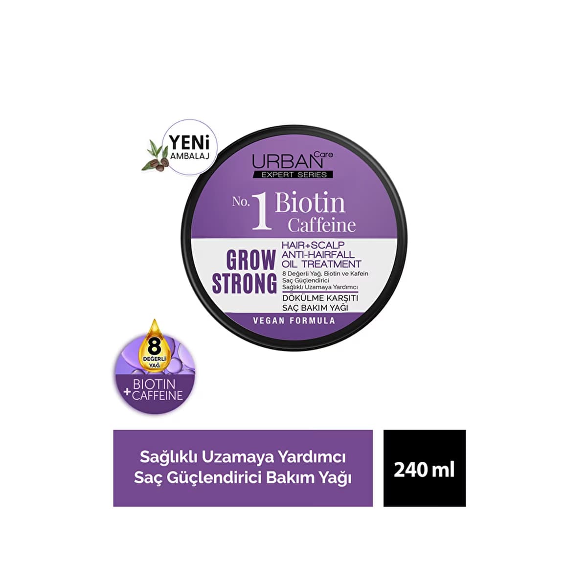 Urban Care Grow Strong Saç Güçlendirici Bakım Yağı 240 ml - Gratis