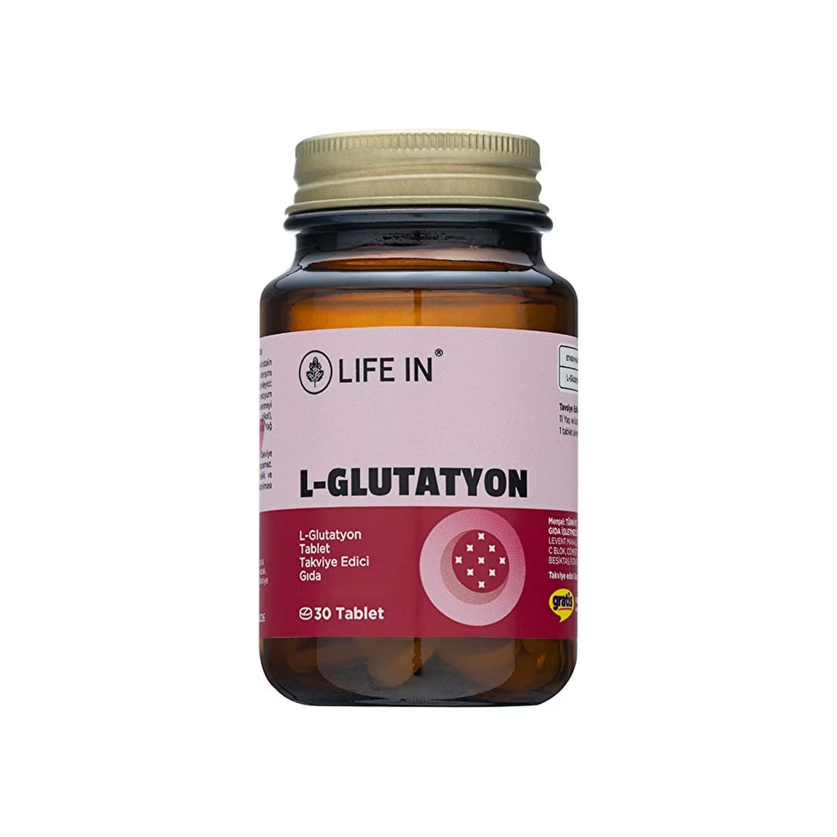 Life In L-Glutatyon Takviye Edici Gıda 30 Tablet - Gratis