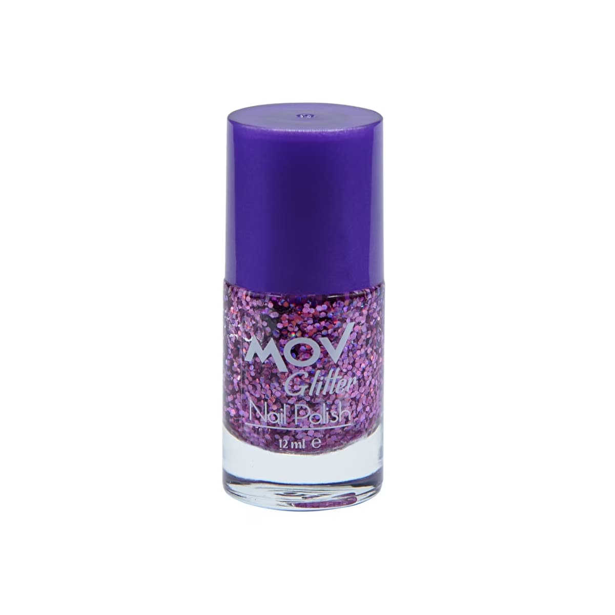 Mov Glitter Oje No:13 - Gratis