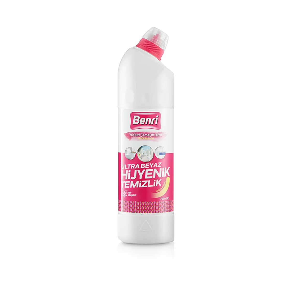 Benri Kar Beyaz Yoğun Çamaşır Suyu 750 ml - Gratis