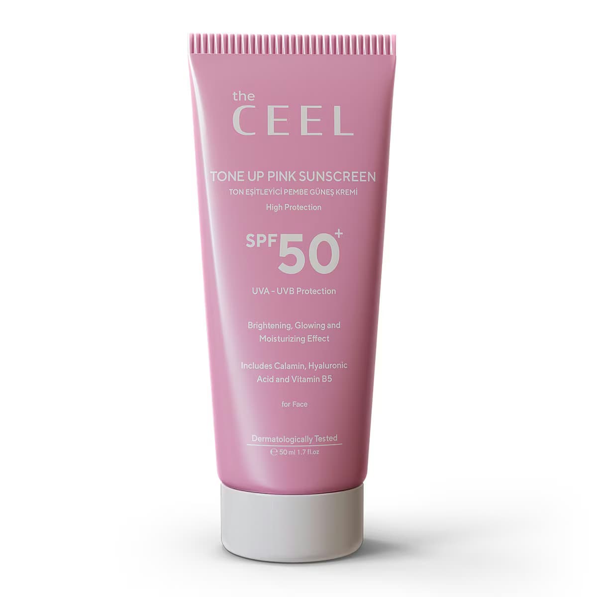 The Ceel Ton Eşitleyici Pembe Güneş Kremi Spf50+ 50 ml