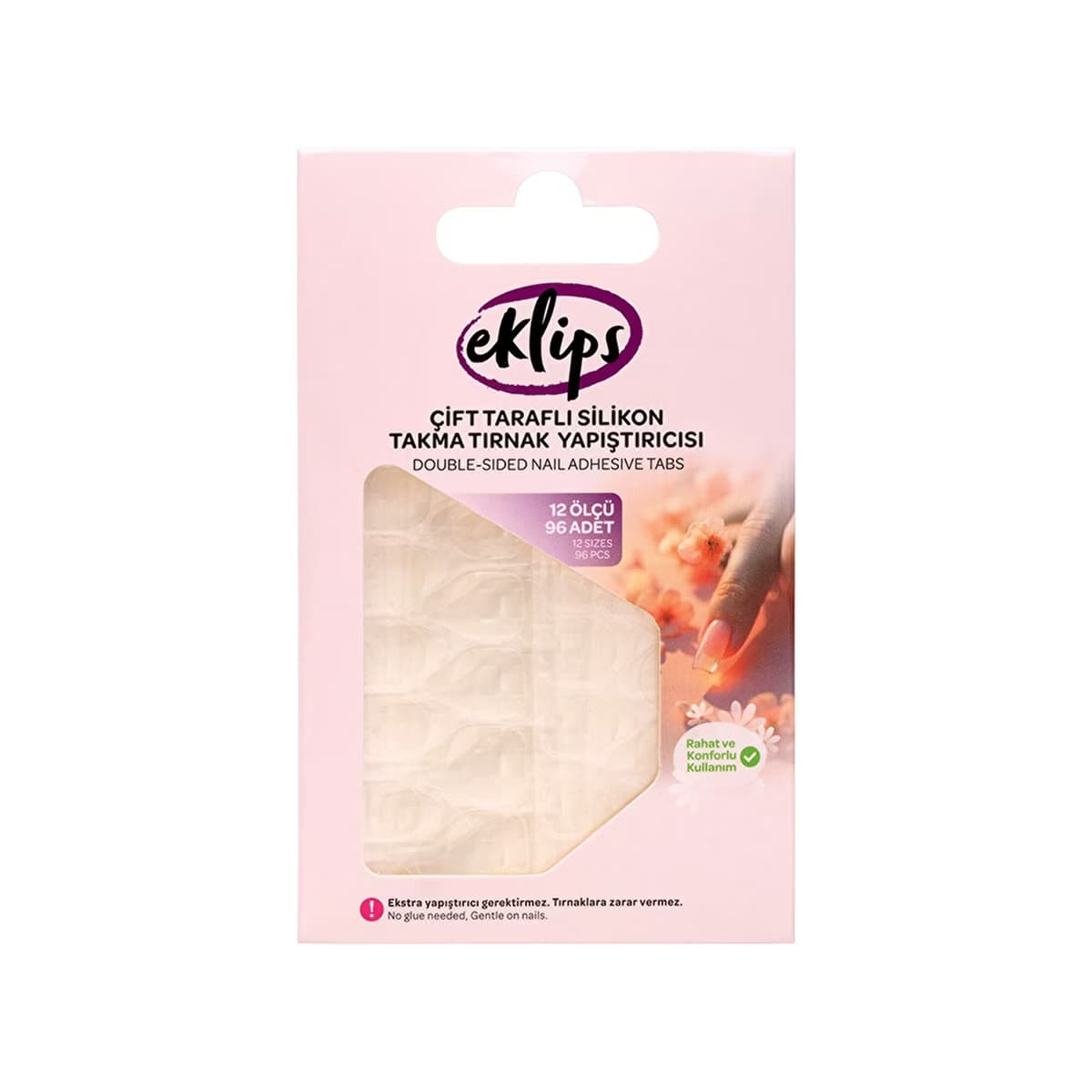 Eklips Silikon Takma Tırnak Yapıştırıcısı 96'lı - Gratis