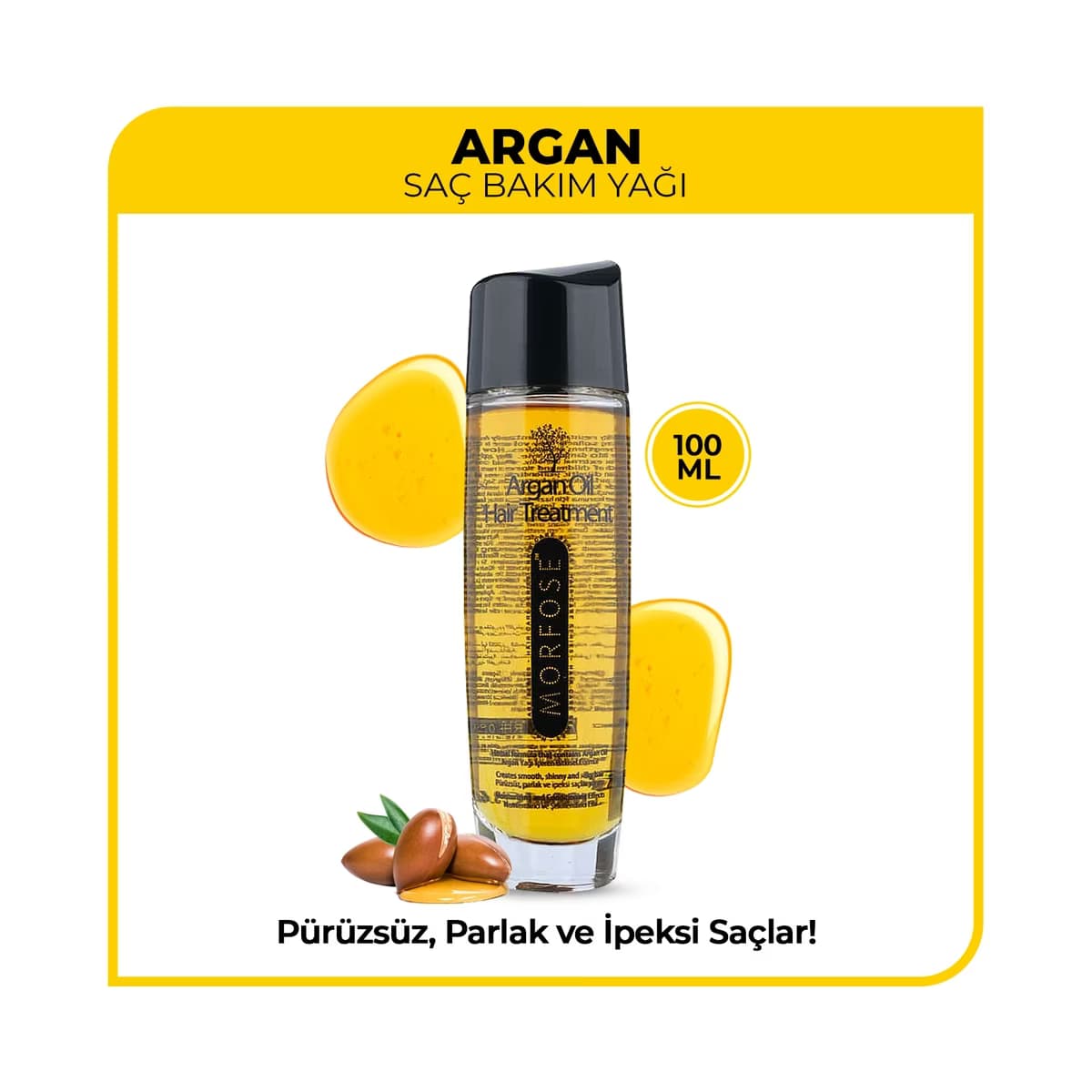 Morfose Bitkisel Saç Yağı Argan 100 ml - Gratis