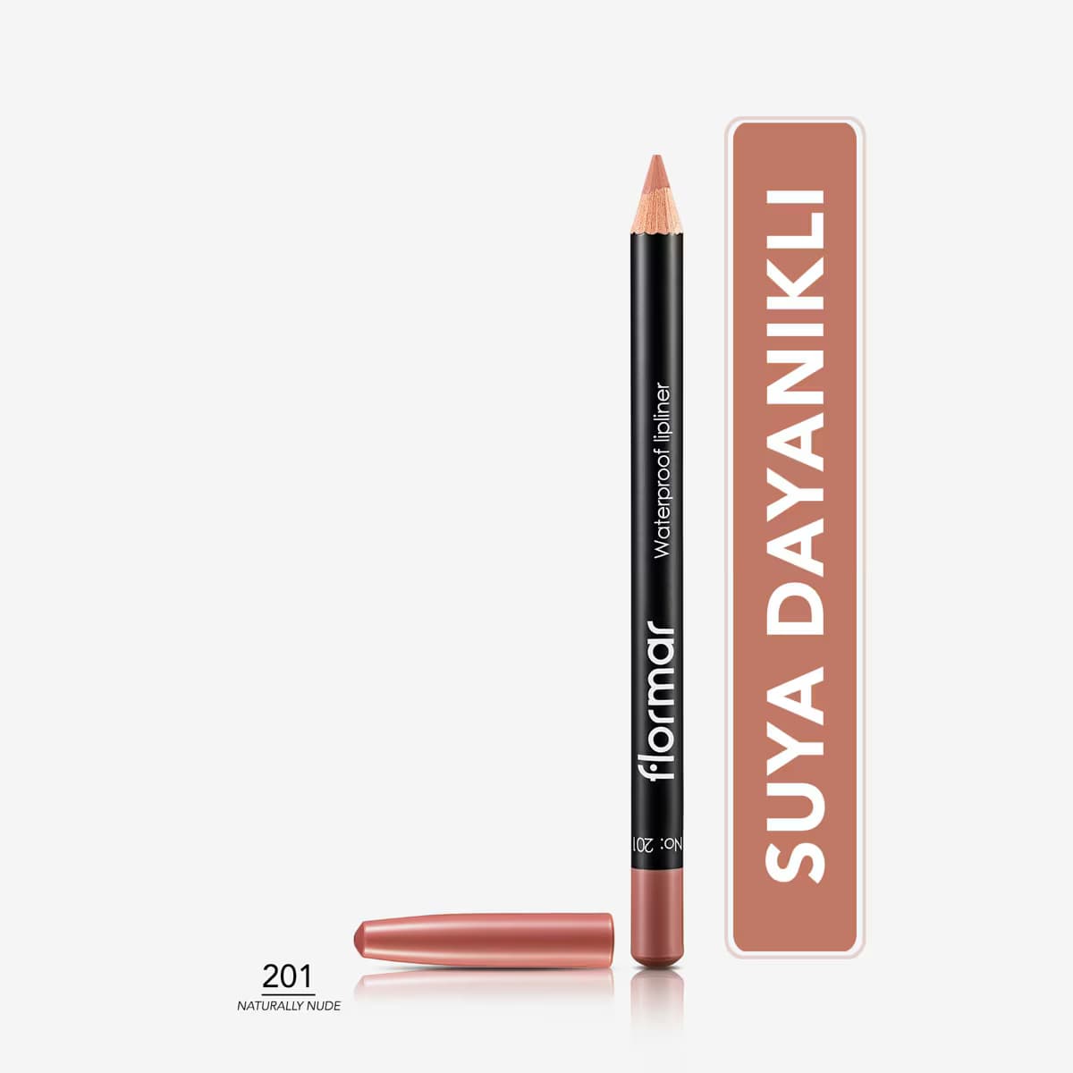 Flormar Waterproof Lipliner Suya Dayanıklı Dudak Kalemi Nude