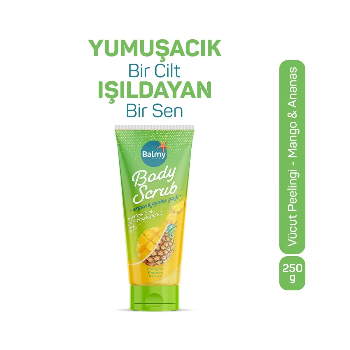 Balmy Vücut Peelingi Mango Ananas 250 gr - Gratis