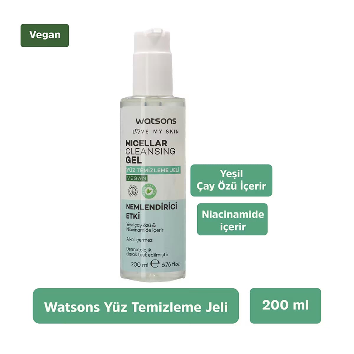 Watsons Micellar Temizleyici Jel 200 ml