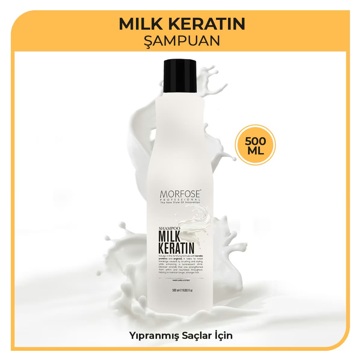 Morfose Milk Keratin Şampuan 500 ml