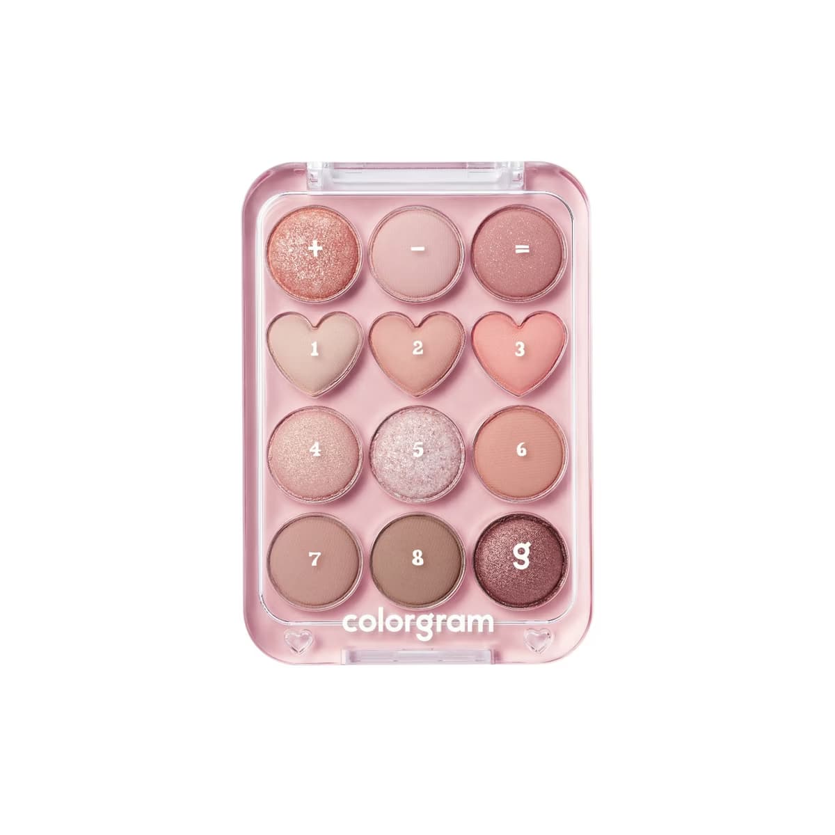 Colorgram Pin Point Eyeshadow Palette 01 Peach & Coral - Gratis