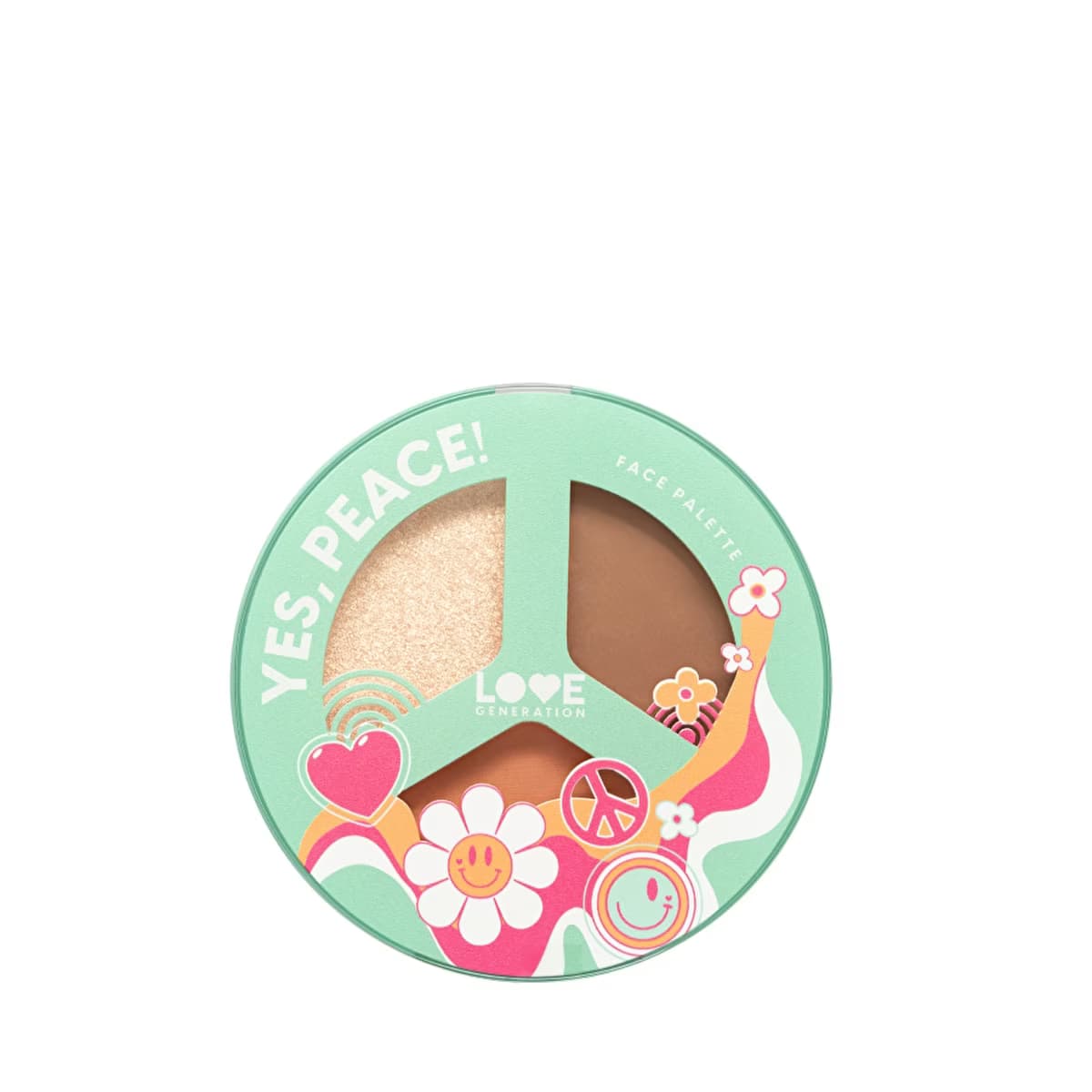 Love Generation Face Palette Yes, Peace! 03 Pure Fantasy - Multi-Use Face Palette - Gratis