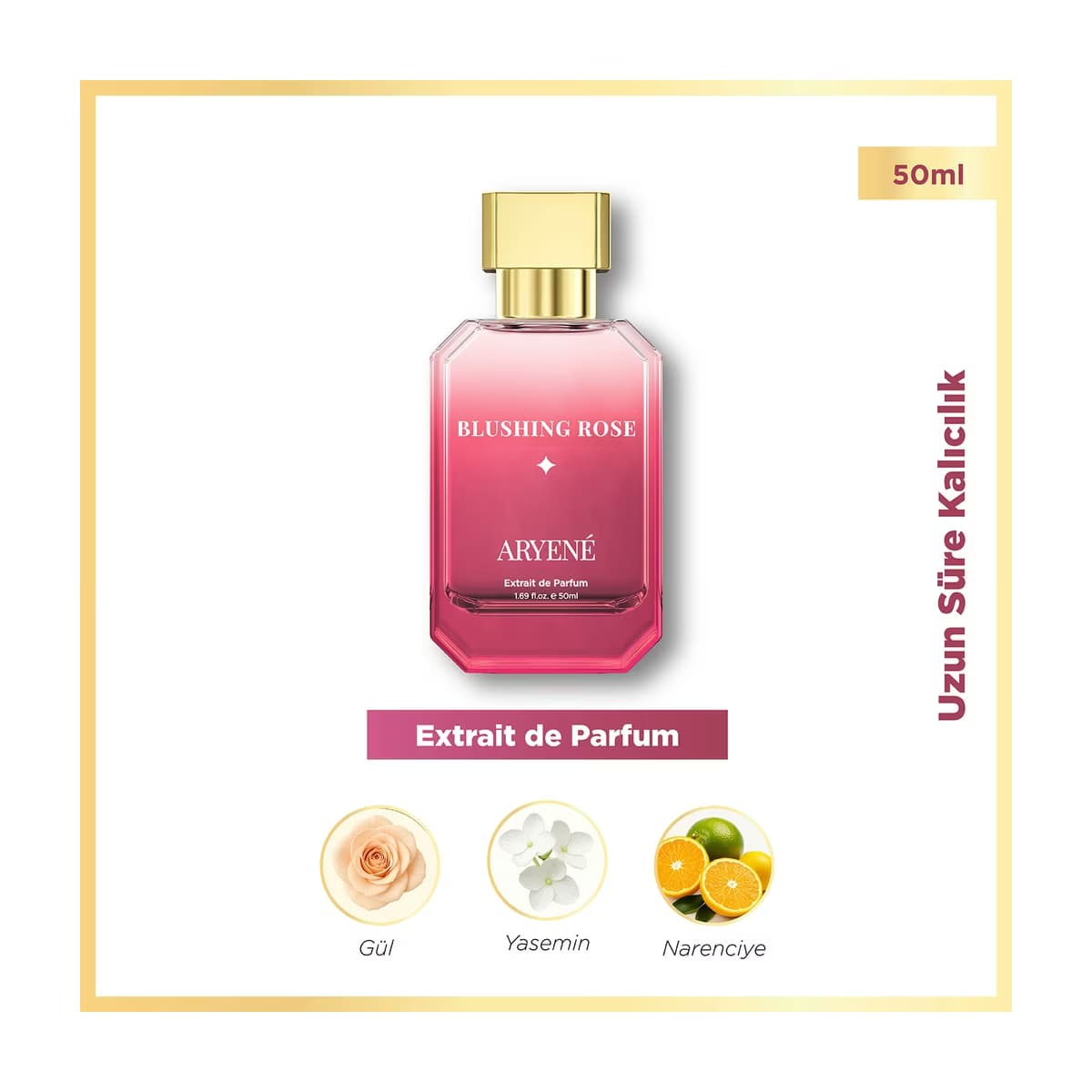 Aryene Blushing Rose Debut Extrait de Parfum Kadın Parfümü 50 ml - Gratis